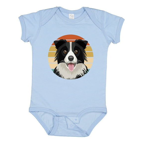 Inktastic Border Collie Cute Dog Boys or Girls Baby Bodysuit