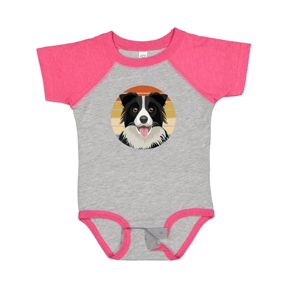 Inktastic Border Collie Cute Dog Boys or Girls Baby Bodysuit