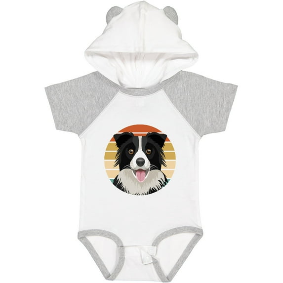Inktastic Border Collie Cute Dog Boys or Girls Baby Bodysuit