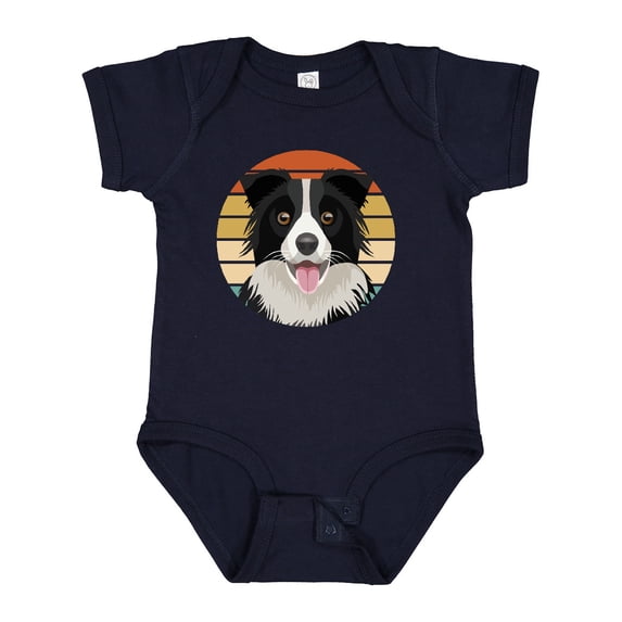 Inktastic Border Collie Cute Dog Boys or Girls Baby Bodysuit