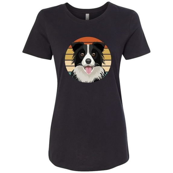 Inktastic Border Collie Cute Dog Women's T-Shirt