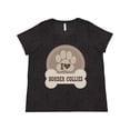 thumbnail image 1 of Inktastic Border Collie Dog Gifts Women's Plus Size T-Shirt, 1 of 5