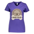 thumbnail image 1 of Inktastic Border Collie Dog Gifts Women's V-Neck T-Shirt, 1 of 5
