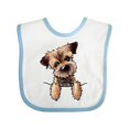 thumbnail image 1 of Inktastic Border Terrier Boys or Girls Baby Bib, 1 of 4