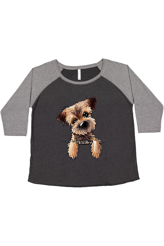 Border Terrier Women's Plus Size T-Shirt