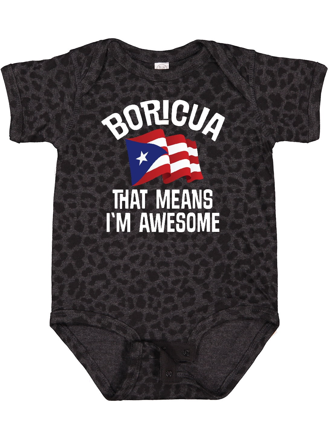 Inktastic Boricua Means Im Awesome Puerto Rican Boys or Girls Baby Bodysuit