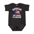 thumbnail image 1 of Inktastic Boricua Means Im Awesome Puerto Rican Boys or Girls Baby Bodysuit, 1 of 5