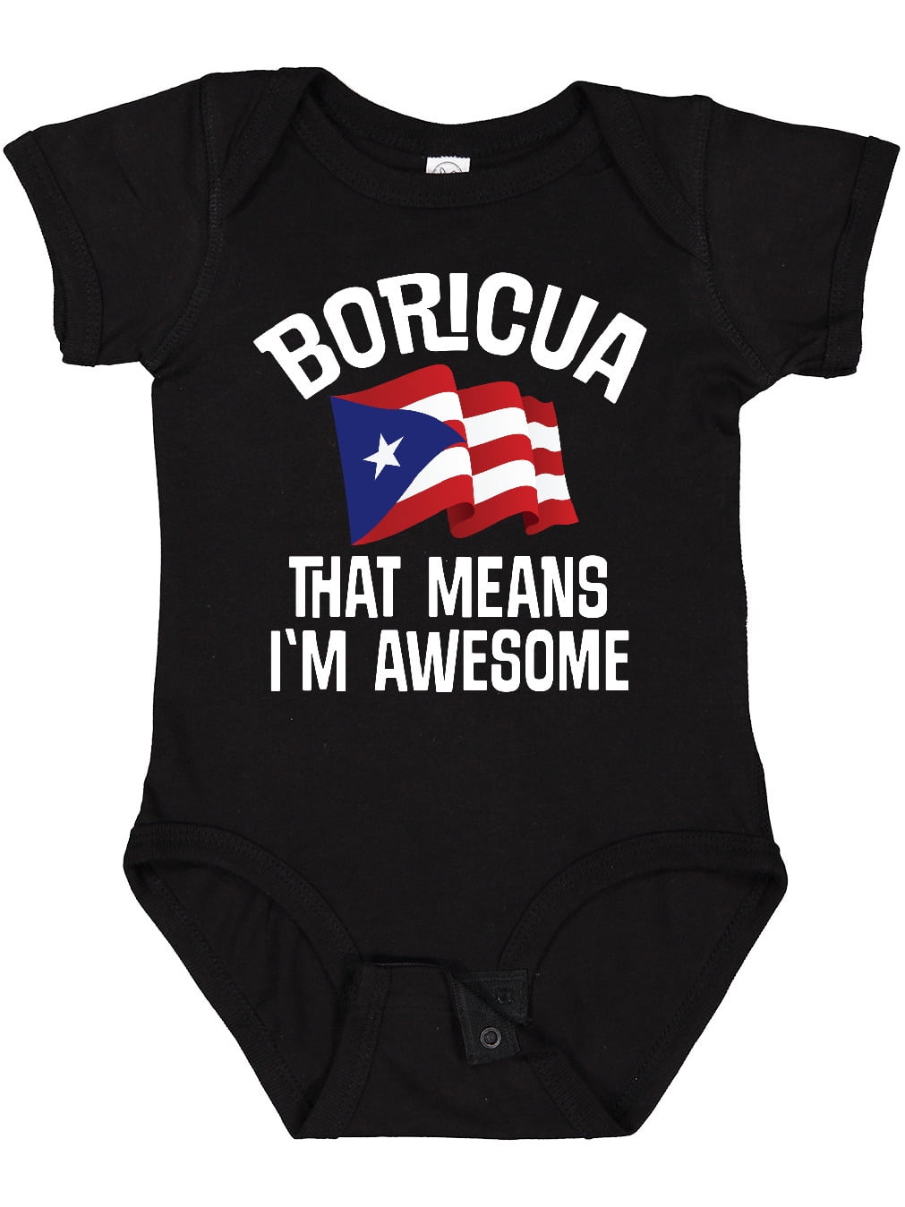 Inktastic Boricua Means Im Awesome Puerto Rican Boys or Girls Baby Bodysuit