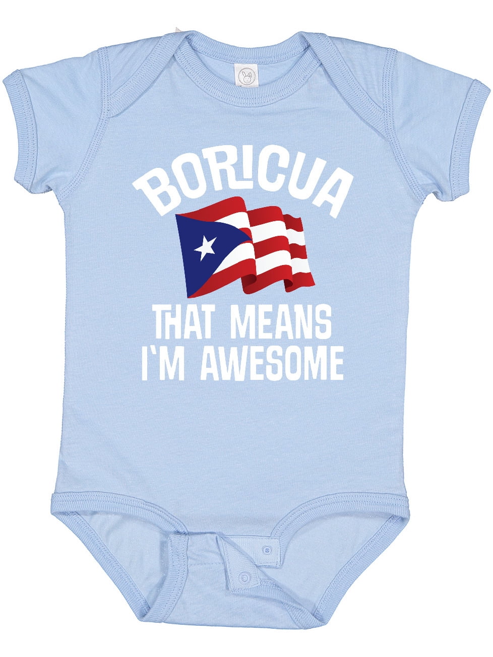 Inktastic Boricua Means Im Awesome Puerto Rican Boys or Girls Baby Bodysuit
