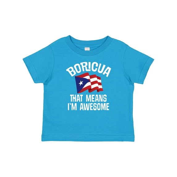 Inktastic Boricua Means Im Awesome Puerto Rican Boys or Girls Baby T-Shirt