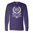thumbnail image 1 of Inktastic Born in 1951 Limited Edition Long Sleeve T-Shirt, 1 of 5