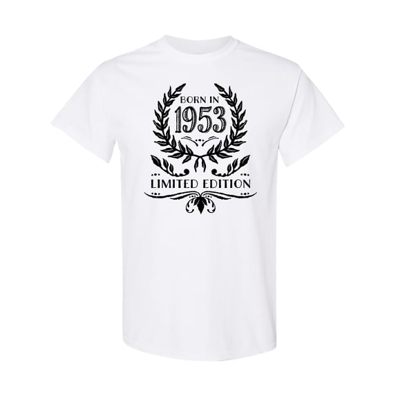 Inktastic Born in 1953 Limited Edition T-Shirt