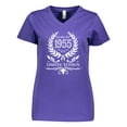 thumbnail image 1 of Inktastic Born in 1955 Limited Edition Women's V-Neck T-Shirt, 1 of 5