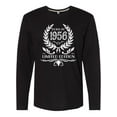 thumbnail image 1 of Inktastic Born in 1956 Limited Edition Long Sleeve T-Shirt, 1 of 5