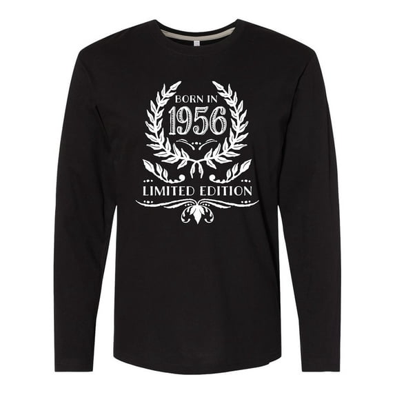 Inktastic Born in 1956 Limited Edition Long Sleeve T-Shirt