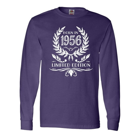 Inktastic Born in 1956 Limited Edition Long Sleeve T-Shirt
