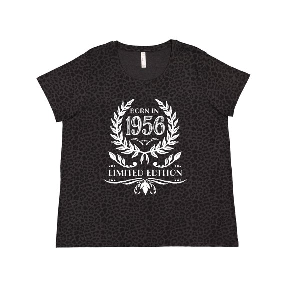 Inktastic Born in 1956 Limited Edition Women's Plus Size T-Shirt
