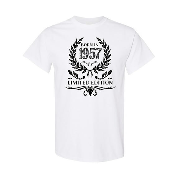 Inktastic Born in 1957 Limited Edition T-Shirt