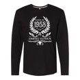 thumbnail image 1 of Inktastic Born in 1958 Limited Edition Long Sleeve T-Shirt, 1 of 5