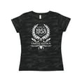 thumbnail image 1 of Inktastic Born in 1958 Limited Edition Women's T-Shirt, 1 of 5