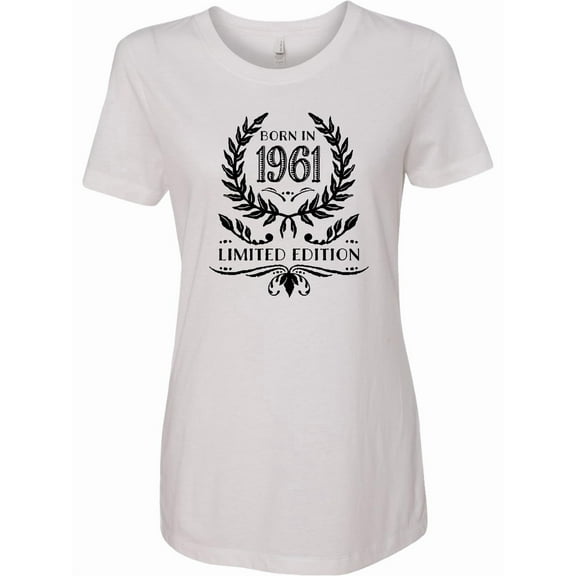 Inktastic Born in 1961 Limited Edition Women's T-Shirt