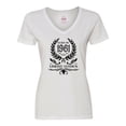 thumbnail image 1 of Inktastic Born in 1961 Limited Edition Women's V-Neck T-Shirt, 1 of 5