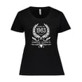 thumbnail image 1 of Inktastic Born in 1963 Limited Edition Women's Plus Size T-Shirt, 1 of 5