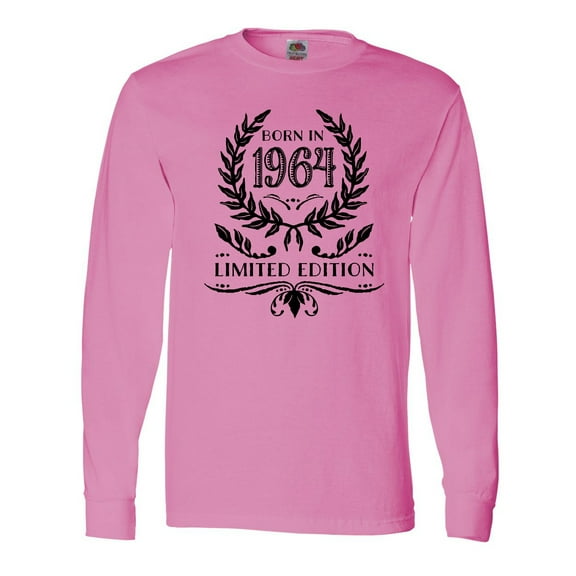 Inktastic Born in 1964 Limited Edition Long Sleeve T-Shirt