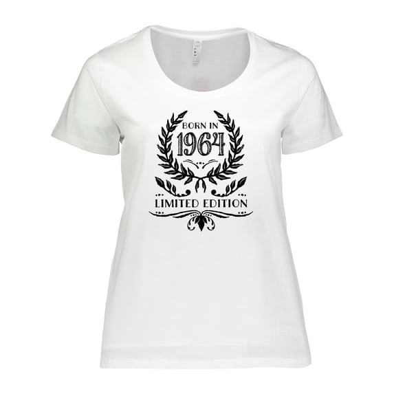 Inktastic Born in 1964 Limited Edition Women's Plus Size T-Shirt