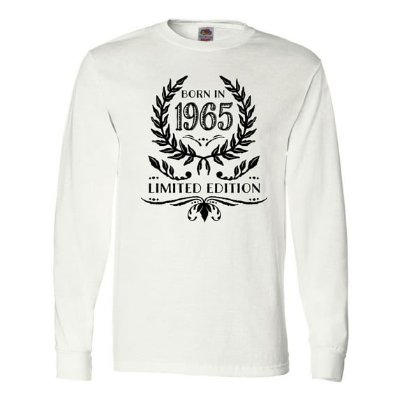 Inktastic Born in 1965 Limited Edition Long Sleeve T-Shirt