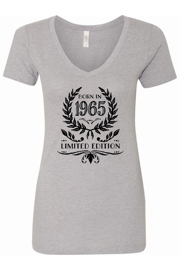 Born in 1965 Limited Edition Women's V-Neck T-Shirt