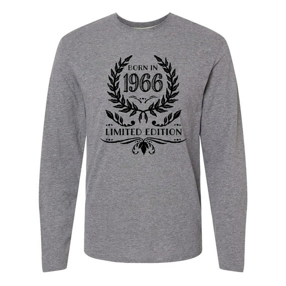 Inktastic Born in 1966 Limited Edition Long Sleeve T-Shirt