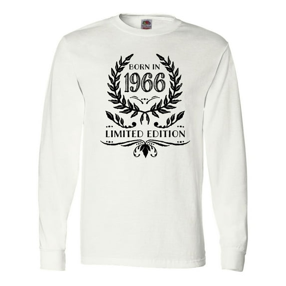 Inktastic Born in 1966 Limited Edition Long Sleeve T-Shirt