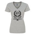 thumbnail image 1 of Inktastic Born in 1974 Limited Edition Women's V-Neck T-Shirt, 1 of 5