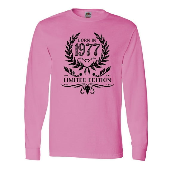 Inktastic Born in 1977 Limited Edition Long Sleeve T-Shirt