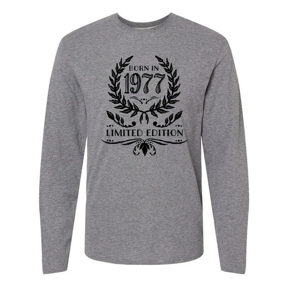 Inktastic Born in 1977 Limited Edition Long Sleeve T-Shirt