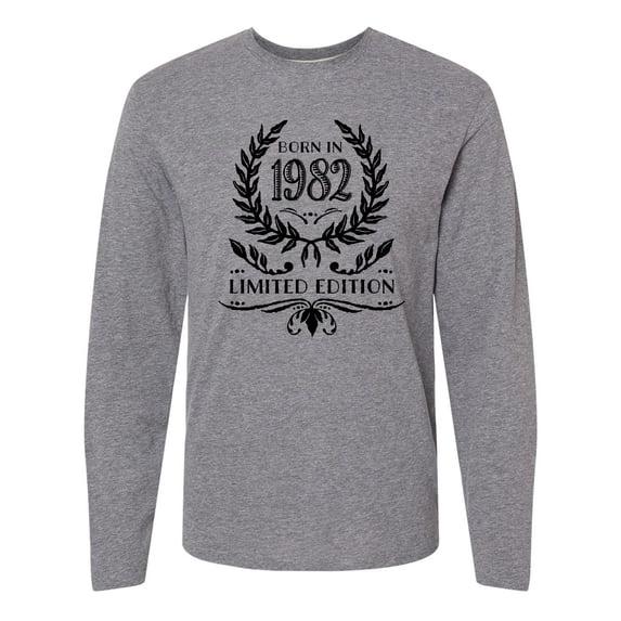 Inktastic Born in 1982 Limited Edition Long Sleeve T-Shirt