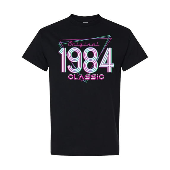 Inktastic Born in 1984 Throwback Birthday T-Shirt