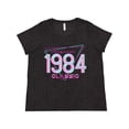 thumbnail image 1 of Inktastic Born in 1984 Throwback Birthday Women's Plus Size T-Shirt, 1 of 5