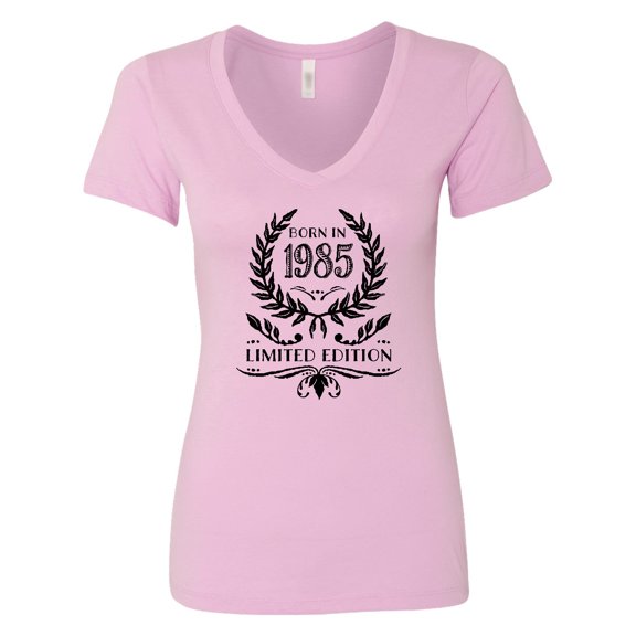 Inktastic Born in 1985 Limited Edition Women's V-Neck T-Shirt