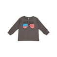 thumbnail image 1 of Inktastic Born in America Boys or Girls Long Sleeve Toddler T-Shirt, 1 of 5