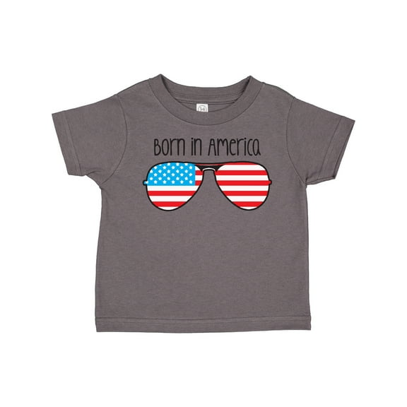 Inktastic Born in America Boys or Girls Toddler T-Shirt