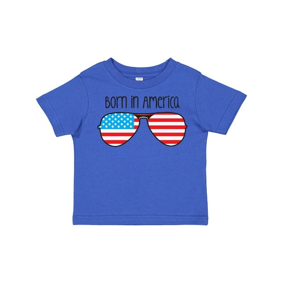 Inktastic Born in America Boys or Girls Toddler T-Shirt