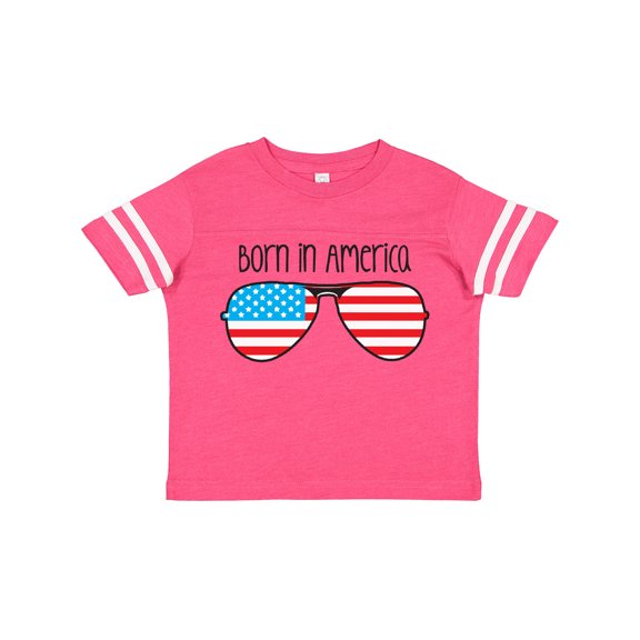 Inktastic Born in America Boys or Girls Toddler T-Shirt
