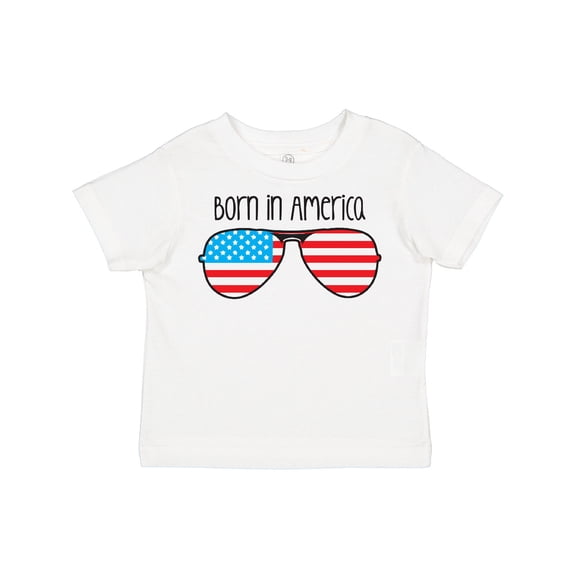 Inktastic Born in America Boys or Girls Toddler T-Shirt