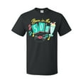 thumbnail image 1 of Inktastic Born in the 50's Record and Music Notes T-Shirt, 1 of 5