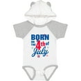thumbnail image 1 of Inktastic Born on the 4th of July Boys or Girls Baby Bodysuit, 1 of 5