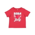 thumbnail image 1 of Inktastic Born on the 4th of July Boys or Girls Baby T-Shirt, 1 of 5