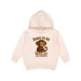 thumbnail image 1 of Inktastic Born to Be Wild Toddler Hoodie, 1 of 4