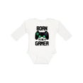 thumbnail image 1 of Inktastic Born to Be a Gamer with Controller Boys or Girls Long Sleeve Baby Bodysuit, 1 of 5